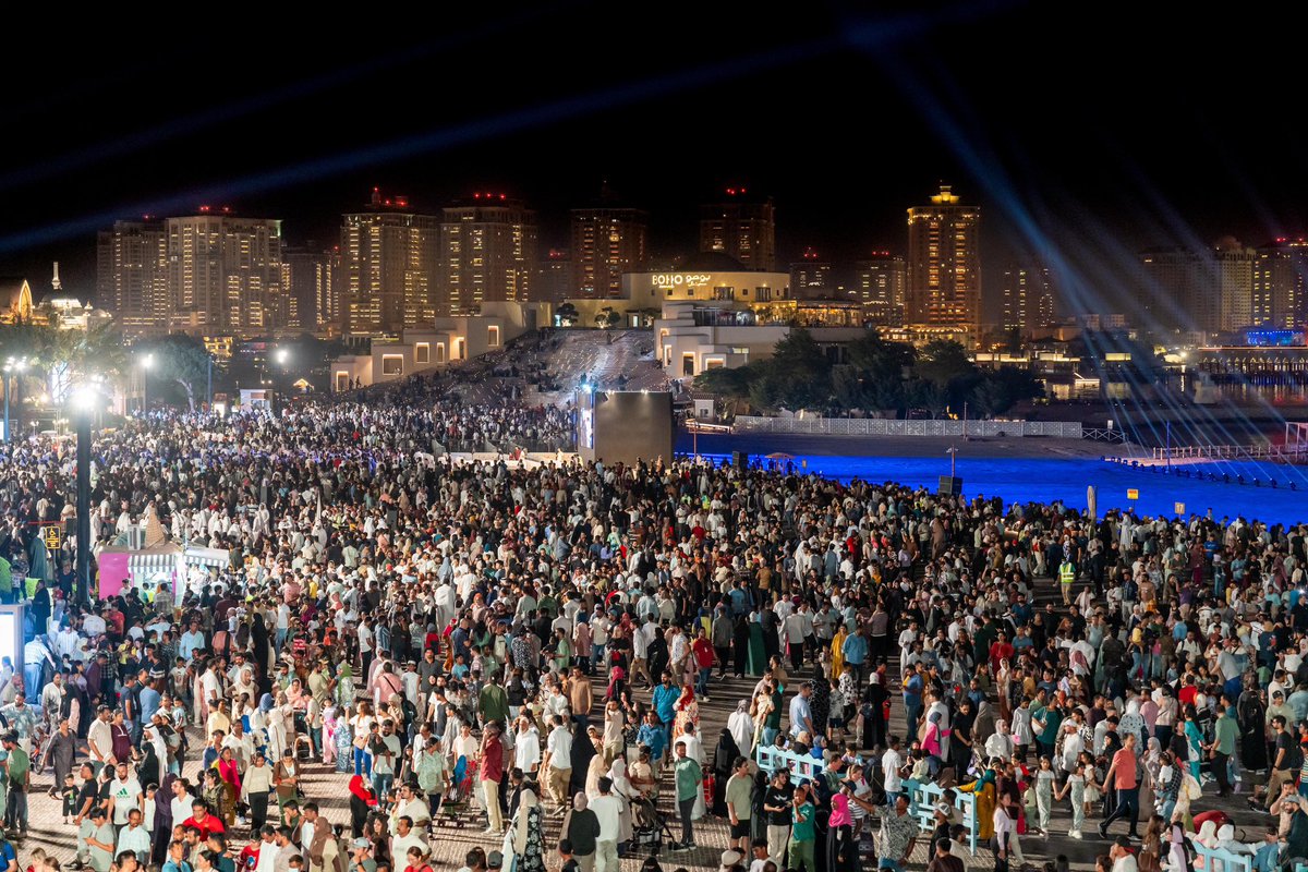 انتهى اليوم الاول من عيد الأضحى 2025 #كتارا