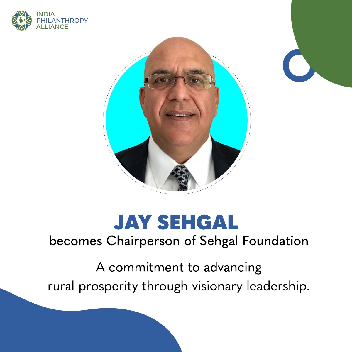 IPA is delighted to share the news that the <a href="/smsehgalfdn/">S M Sehgal Foundation</a> has chosen <a href="/jsehgal60/">Jay Sehgal</a> IPA's Vice-Chair, as its next Chairperson. 

His deep-rooted dedication to community-led development and sustainable impact will further strengthen the foundation’s mission of empowering rural India.