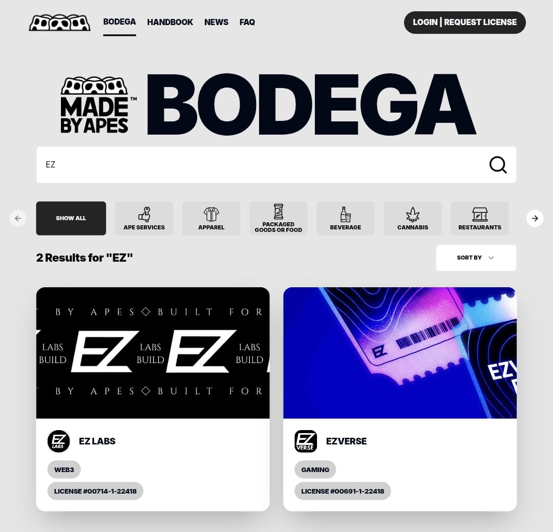 EZ Labs (@ezlabsbuild) on Twitter photo EZ Labs is happy to announce our official Made by Apes Licensure for our Web3 Building Services
madeby.boredapeyachtclub.com/bodega/PBOQXXT…
Thanks to <a href="/yugalabs/">Yuga Labs</a> for the program. EZ Labs can buidl anything on chain & on <a href="/apecoin/">ApeCoin</a>
ezlabsbuild.com
<a href="/ApeChainHUB/">ApeChainHUB</a> <a href="/myezverse/">EZ•VERSE•APE</a> <a href="/ezsecuretech/">EZ SECURE</a> EZ Labs is happy to announce our official Made by Apes Licensure for our Web3 Building Services
madeby.boredapeyachtclub.com/bodega/PBOQXXT…
Thanks to <a href="/yugalabs/">Yuga Labs</a> for the program. EZ Labs can buidl anything on chain & on <a href="/apecoin/">ApeCoin</a>
ezlabsbuild.com
<a href="/ApeChainHUB/">ApeChainHUB</a> <a href="/myezverse/">EZ•VERSE•APE</a> <a href="/ezsecuretech/">EZ SECURE</a>