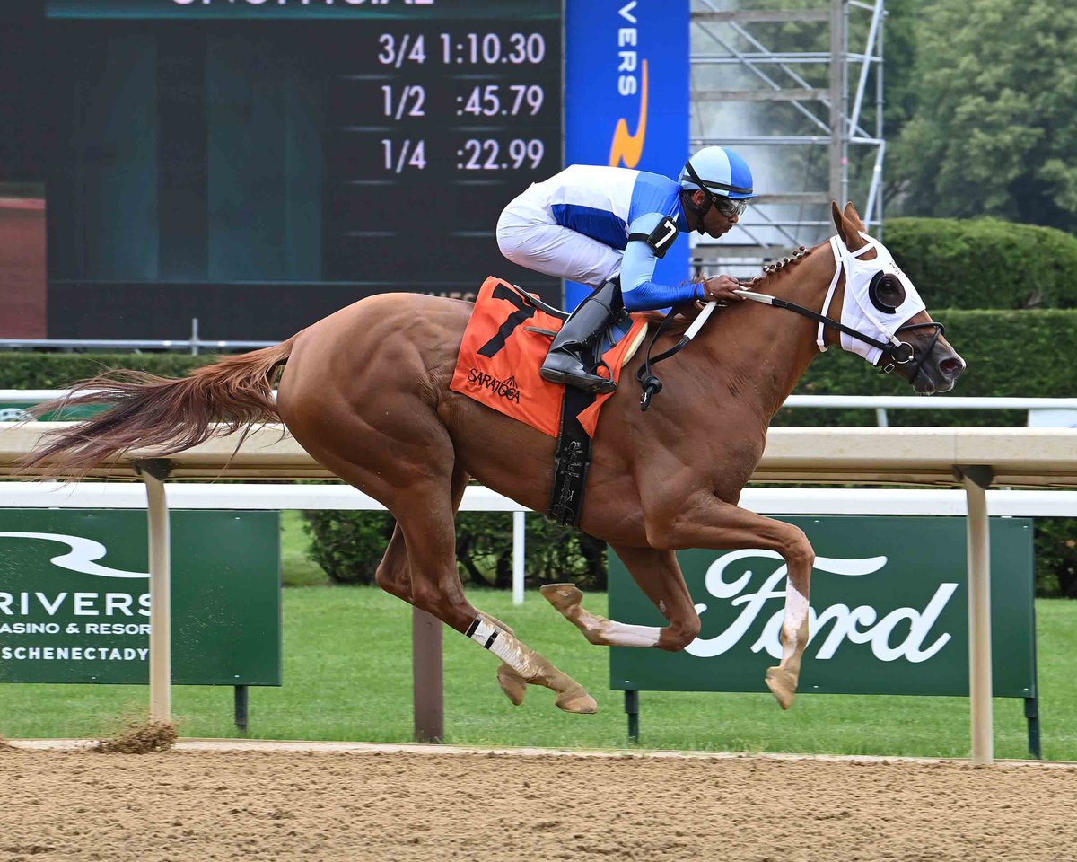 Shepherd Equine Advisers (@optimal_matings) on Twitter photo Vehemente (<a href="/spendthriftfarm/">Spendthrift Farm</a> Vekoma) Makes it Three Straight Wins in Saratoga Allowance Score
Purchased by <a href="/OPTIMAL_Matings/">Shepherd Equine Advisers</a> as agent for <a href="/TheIntlEquine/">International Equine</a> from Hibiscus Sales at the 2022 <a href="/FasigTiptonCo/">Fasig-Tipton</a> Saratoga Fall Sale.
Jockey: <a href="/KendrickCarmou1/">Kendrick Carmouche</a>
Trainer: <a href="/mjsharp75_joe/">Joe Sharp / JSR Racing ⚪️🔴⚫️🏇🏻</a>
Owner: Vehemente (<a href="/spendthriftfarm/">Spendthrift Farm</a> Vekoma) Makes it Three Straight Wins in Saratoga Allowance Score
Purchased by <a href="/OPTIMAL_Matings/">Shepherd Equine Advisers</a> as agent for <a href="/TheIntlEquine/">International Equine</a> from Hibiscus Sales at the 2022 <a href="/FasigTiptonCo/">Fasig-Tipton</a> Saratoga Fall Sale.
Jockey: <a href="/KendrickCarmou1/">Kendrick Carmouche</a>
Trainer: <a href="/mjsharp75_joe/">Joe Sharp / JSR Racing ⚪️🔴⚫️🏇🏻</a>
Owner: