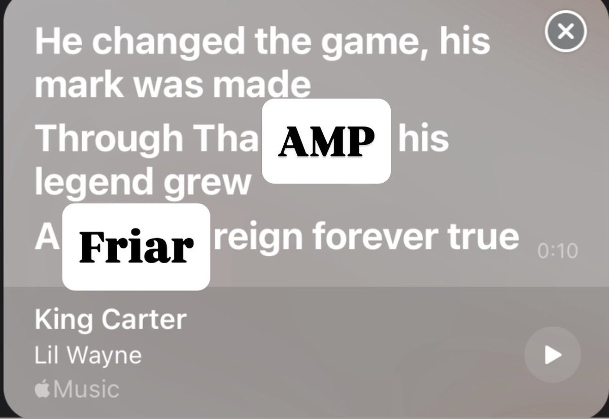 So nice of Wayne to write a bar about <a href="/kingcarter2225/">Devin Carter</a> #brand