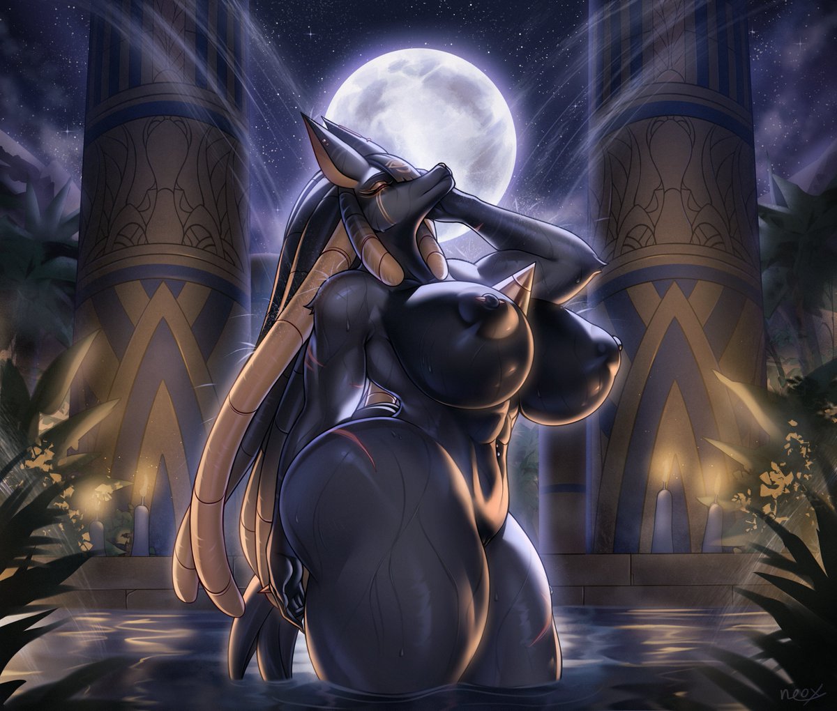 Full Moon Waters

#lucario #pokemon
