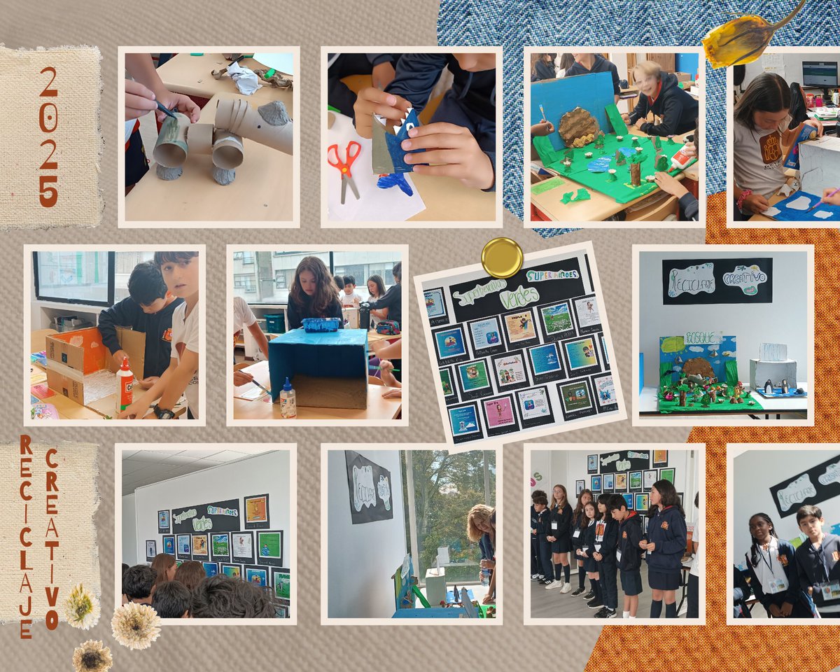 Desde enero, el grupo de 5ºB de Primaria ha participado en eTwinning  “Superhéroes; ¡Mundo Verde, Vida Sostenible!”, un proyecto educativo europeo para comprender la importancia de proteger el medio ambiente y de adoptar un estilo de vida sostenible.

🔗 bit.ly/3Hw9m52