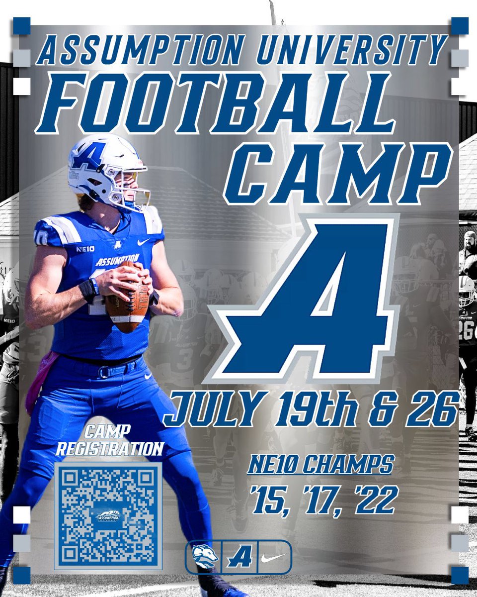 Can’t wait to get to work and compete on July 26th up at Assumption!!!