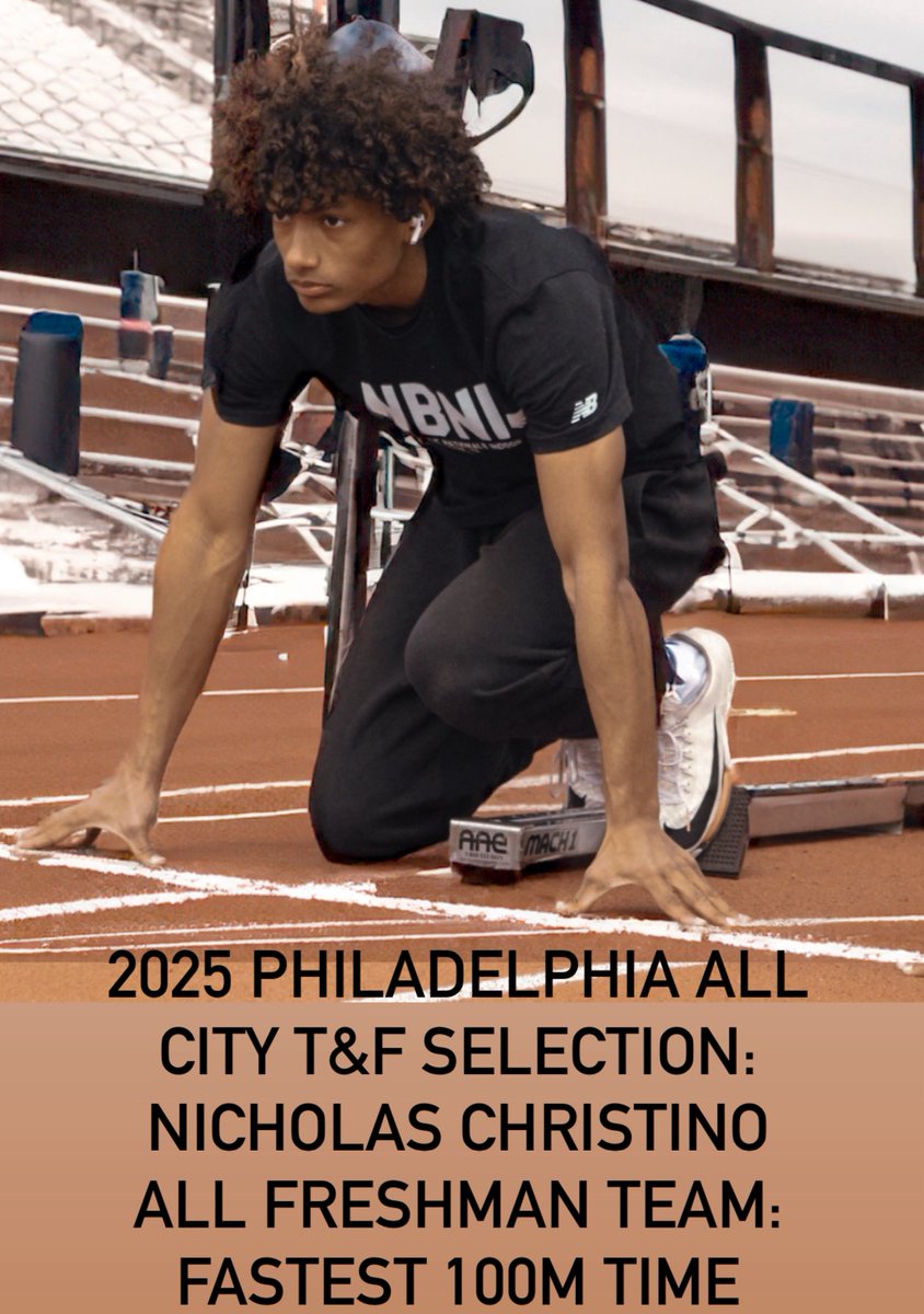 Nicholas christino (@nicholaswr14) on Twitter photo Huge honor being selected on the 2025 Philadelphia all city Track & Field Freshman team by milesplit. I was able to achieve the fastest 100 time for the season.
<a href="/Football_Cville/">COATESVILLE FOOTBALL</a> <a href="/CVTrackxField/">Coatesville Track & Field</a> <a href="/Level82_7on7/">LEVEL82_7on7</a> <a href="/Level82_7on7/">LEVEL82_7on7</a>
<a href="/TorreySmithWR/">Torrey Smith</a> <a href="/CoachVWilliams/">Vinny Williams</a> <a href="/MLoweT4/">Marlowe Tooles</a> <a href="/CoachMattOrtega/">Matt Ortega</a> Huge honor being selected on the 2025 Philadelphia all city Track & Field Freshman team by milesplit. I was able to achieve the fastest 100 time for the season.
<a href="/Football_Cville/">COATESVILLE FOOTBALL</a> <a href="/CVTrackxField/">Coatesville Track & Field</a> <a href="/Level82_7on7/">LEVEL82_7on7</a> <a href="/Level82_7on7/">LEVEL82_7on7</a>
<a href="/TorreySmithWR/">Torrey Smith</a> <a href="/CoachVWilliams/">Vinny Williams</a> <a href="/MLoweT4/">Marlowe Tooles</a> <a href="/CoachMattOrtega/">Matt Ortega</a>