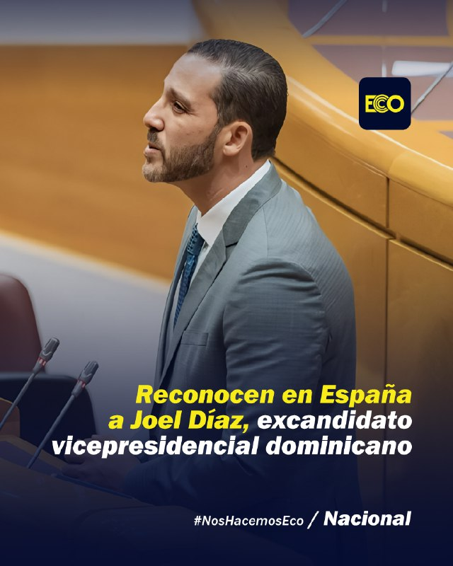 #NosHacemosEco

Reconocen en España a <a href="/JoelDiazU/">Joel Diaz Ureña</a>, excandidato vicepresidencial dominicano

Ampliar: diarioeco.com.do/nacionales/rec…