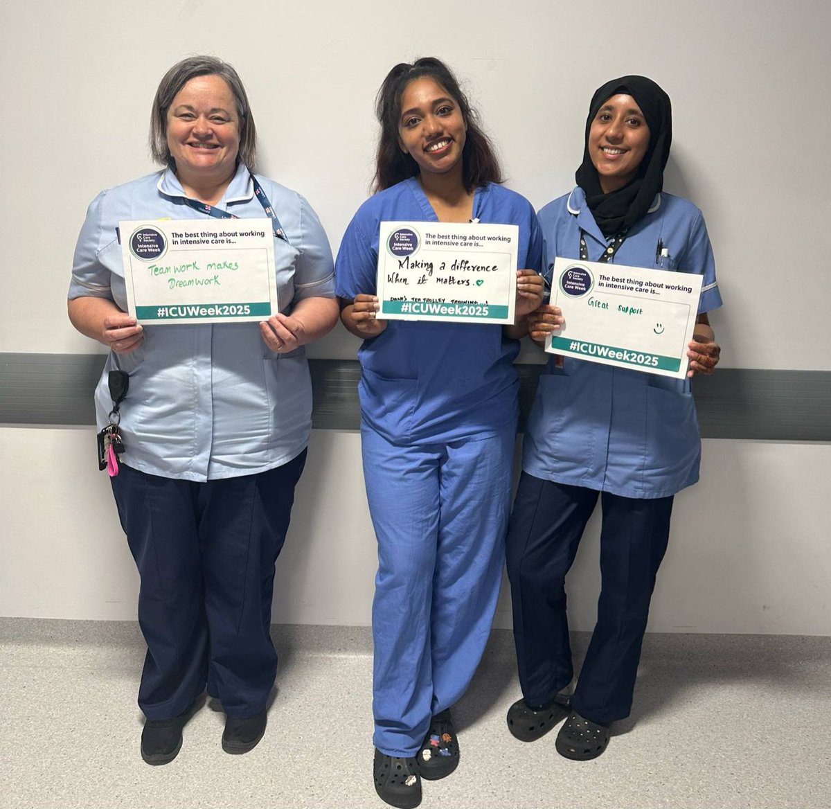 As part of <a href="/ICS_updates/">Intensive Care Society 💙</a> #ICUWeek2025  #teamicu have been sharing their 'the best thing about working in intensive care' views <a href="/CavingDoctor/">Brendan Sloan (he/him)</a> <a href="/RebeccaSaville4/">Rebecca Saville 🌈</a> <a href="/1974nigel/">Nigel Roberts</a> <a href="/spacey61/">tracey anne spacey</a> <a href="/JenRothwell3/">Jen Rothwell</a> <a href="/BuglassHelen/">Helen Buglass</a> <a href="/Pindersgasman/">Alastair Rose</a>