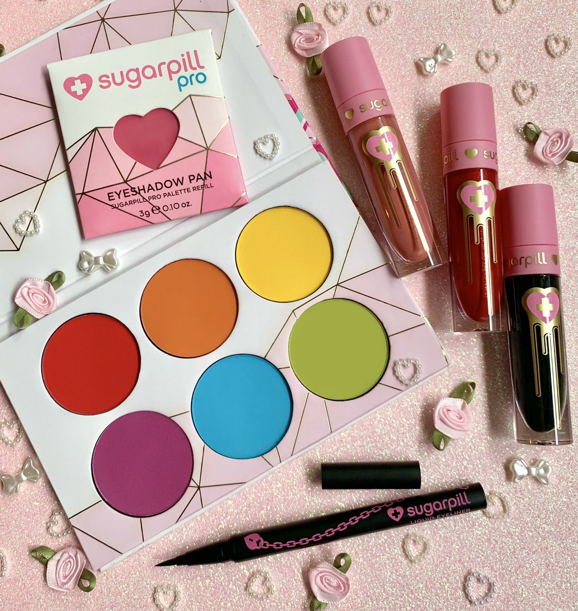 🚨🌈 PRIDE MODE: ACTIVATED 🌈🚨 Bold eyeshadows, glitter lips, and razor sharp eyeliner - your starter pack for rainbow domination! #pridemakeup #rainbowmakeup #ravemakeup #festivalmakeup #dragmakeup #pridemonth #rainbowpalette #graphiceyeliner #glitterlipstick