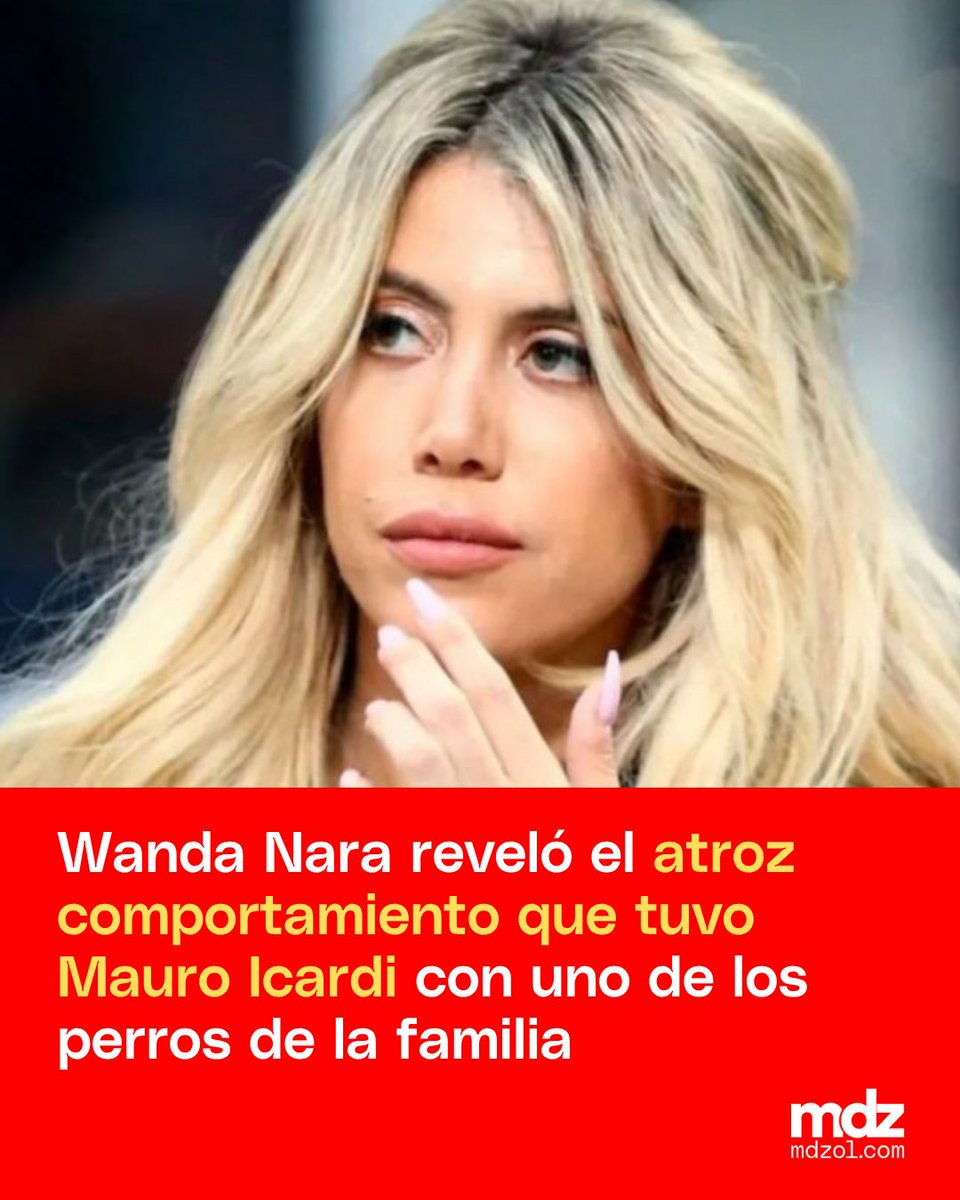 mdzol's tweet photo. ❌La modelo le contó al periodista Santiago Riva Roy la impactante crueldad que tuvo el futbolista años atrás con una mascota de la familia.
Más detalles ingresando a nuestra web (link en bio).
#Escándalo #Atrocidad #Perro #WandaNara #MauroIcardi https://t.co/ufSe7d1oCs
