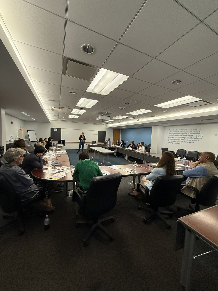 CAP Foundation held their first in-person meeting of the year! Lots of dialogue, engagement, and solutions to further advancing the specialty of pathology. #storytelling