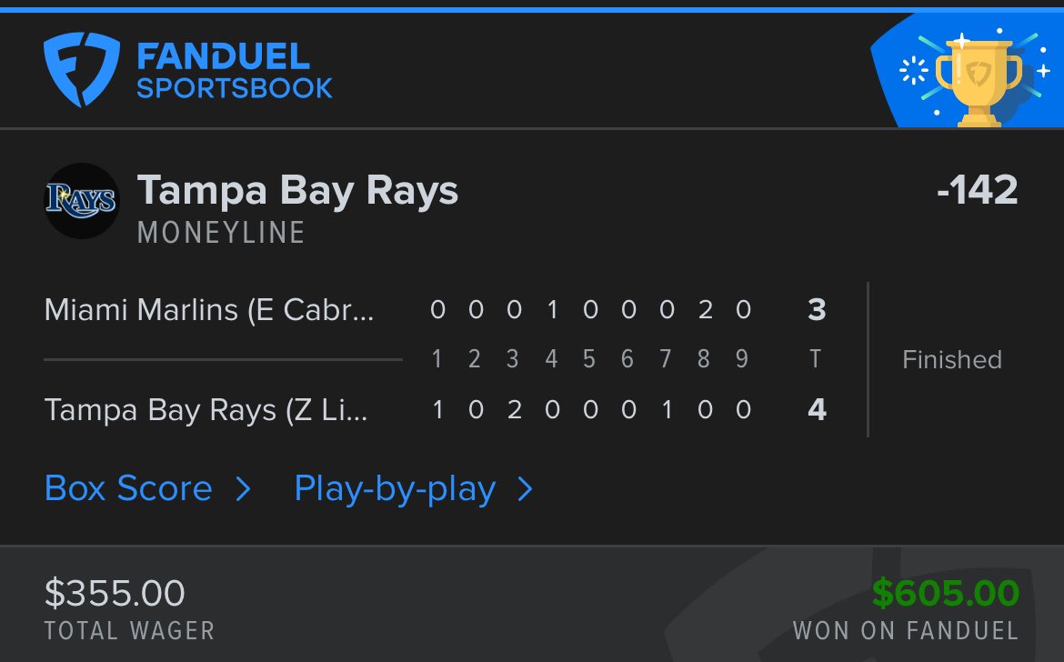 Shayne Trail (@shaynetrail) on Twitter photo Congratulations❗️to all of our <a href="/HallofFameFund/">Hall of Fame Fund</a> investors and followers on another MLB investment winner!
💰Rays ML (-142)
Pitchers in this situation now move to (4-26) on the ML
More investments 👇🏼
Hoffolio.com Congratulations❗️to all of our <a href="/HallofFameFund/">Hall of Fame Fund</a> investors and followers on another MLB investment winner!
💰Rays ML (-142)
Pitchers in this situation now move to (4-26) on the ML
More investments 👇🏼
Hoffolio.com