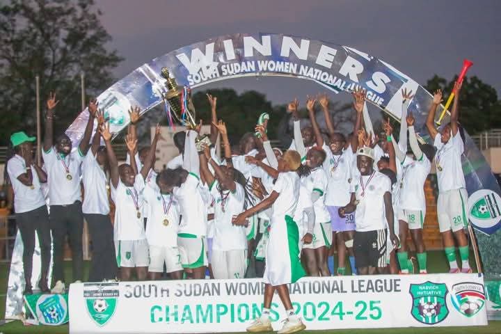 Breaking NEW!

We are the South Sudan 🇸🇸 National  2024/2025 Women's League Champions. 👑💚🤍