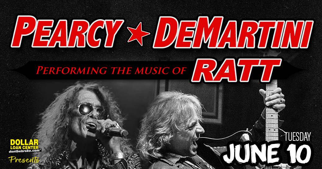This Tuesday ! June 10 ! Don't miss this special event show <a href="/VampdVegas/">VampdVegas</a> ! Pearcy &amp; DeMartini together again to rock the music of RATT! Showtime 8:30PM Tickets on sale at eventbrite.com/e/pearcy-demar… #rattandroll #countsvampd #finaldays