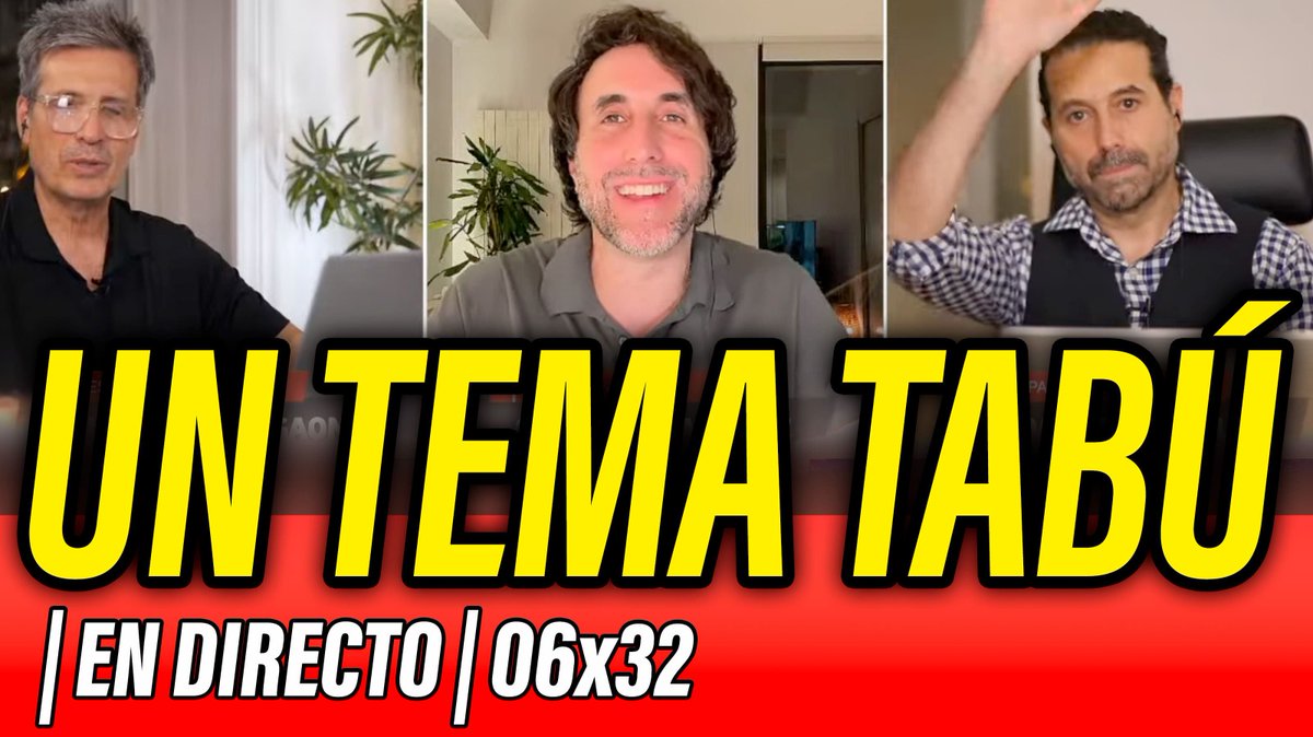 Entra #AHORA al nuevo #directo de #LaReuniónSecreta

🔴 UN TEMA TABÚ... SIN PALABRAS.
youtube.com/live/8qK79sznO…

¿Qué hay detrás de lo que nadie se atreve a decir?

Noche #SinAnestesia 🤫⛔️