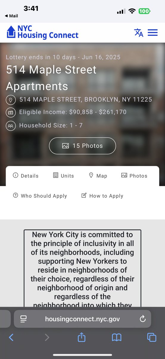 cautious_mind's tweet photo. how can you say we have “AFFORDABLE HOUSING” when the requirements are solely for those who can afford to purchase houses if need be!! This is a disgusting approach for those who actually need housing #NYCHOUSINGCONNECT @NYCMayor @TheShadeRoom  @cthagod @Power1051 #donkeyoftheday https://t.co/GweLaNp31j