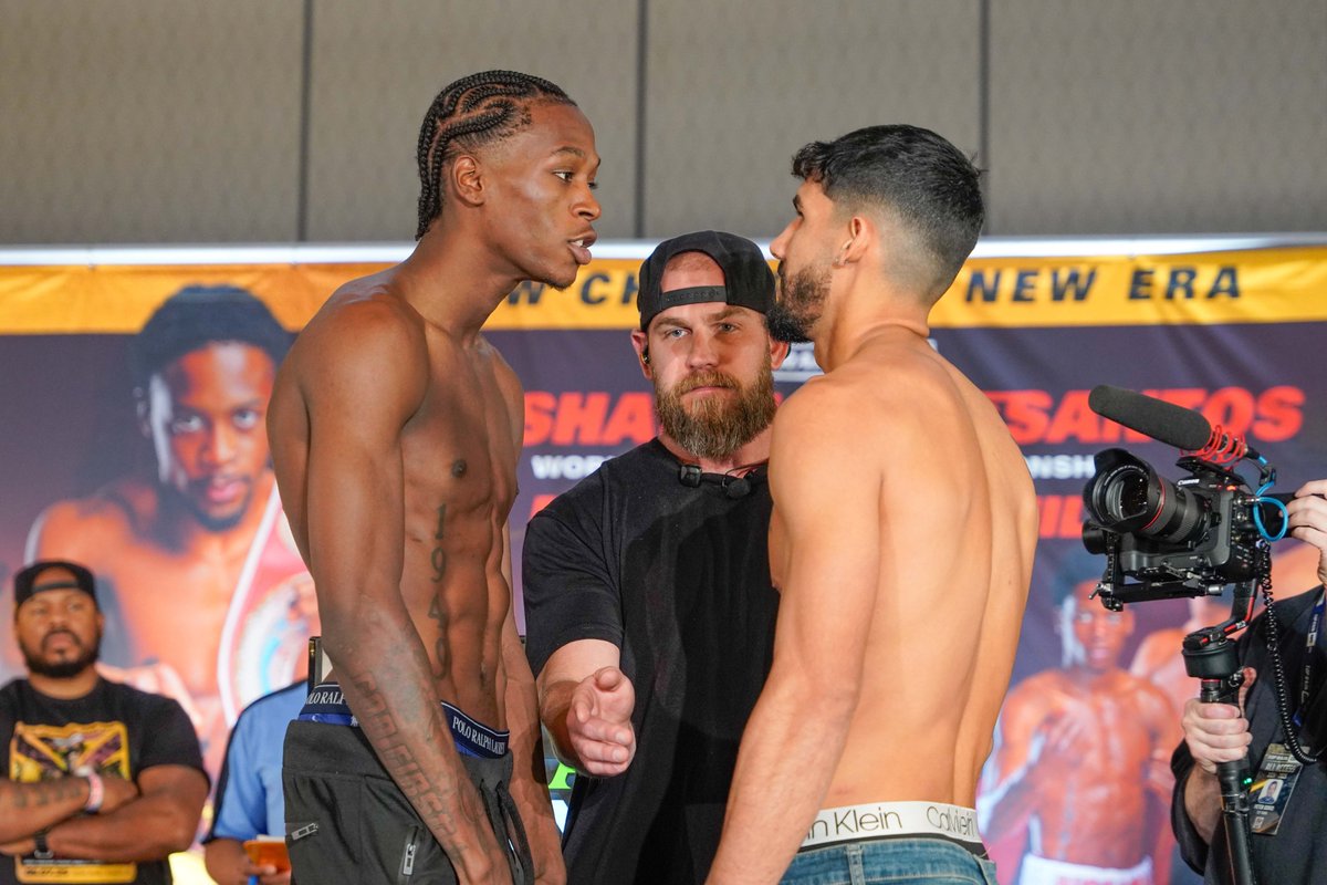 boxingsource2's tweet photo. Keon Davis vs Michael Velez-Garcia weigh-in photos #boxing #TheBoxingSource https://t.co/Ci2tdyS9Sg
