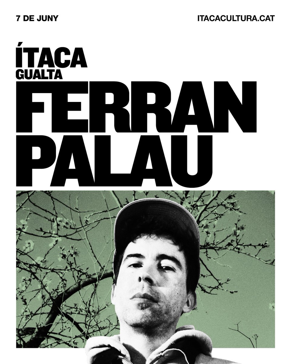 Festival ÍTACA (@itacacultura) on Twitter photo Aquest dissabte, 7 de juny, <a href="/FerranPalau/">Ferran Palau</a> a Gualta! Seguim amb els concerts a plaça, l'essència del Festival ÍTACA 🎟️ Últimes entrades itacacultura.koobin.com/?action=PU_eve…. Aquest dissabte, 7 de juny, <a href="/FerranPalau/">Ferran Palau</a> a Gualta! Seguim amb els concerts a plaça, l'essència del Festival ÍTACA 🎟️ Últimes entrades itacacultura.koobin.com/?action=PU_eve….