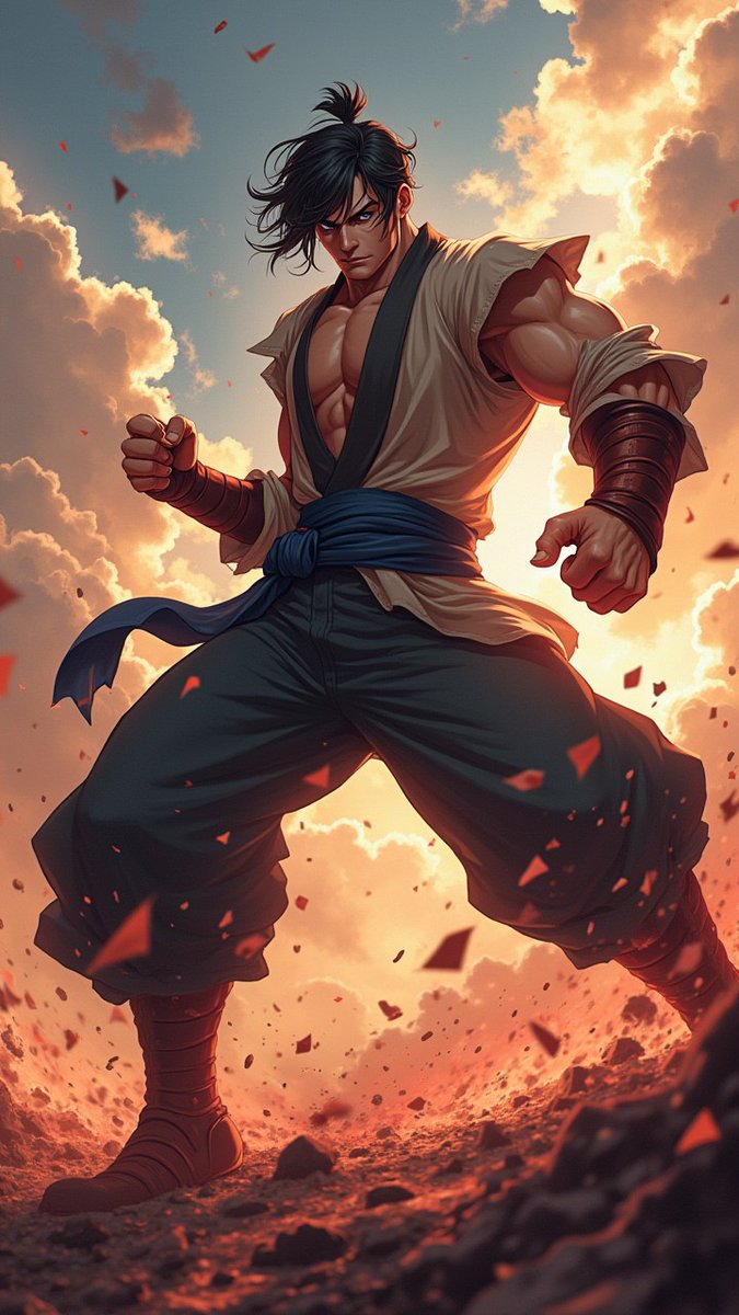 SellZenny's tweet image. He is ready for a fight!

#anime #AIイラスト #aivideo  #AIart  #aianime