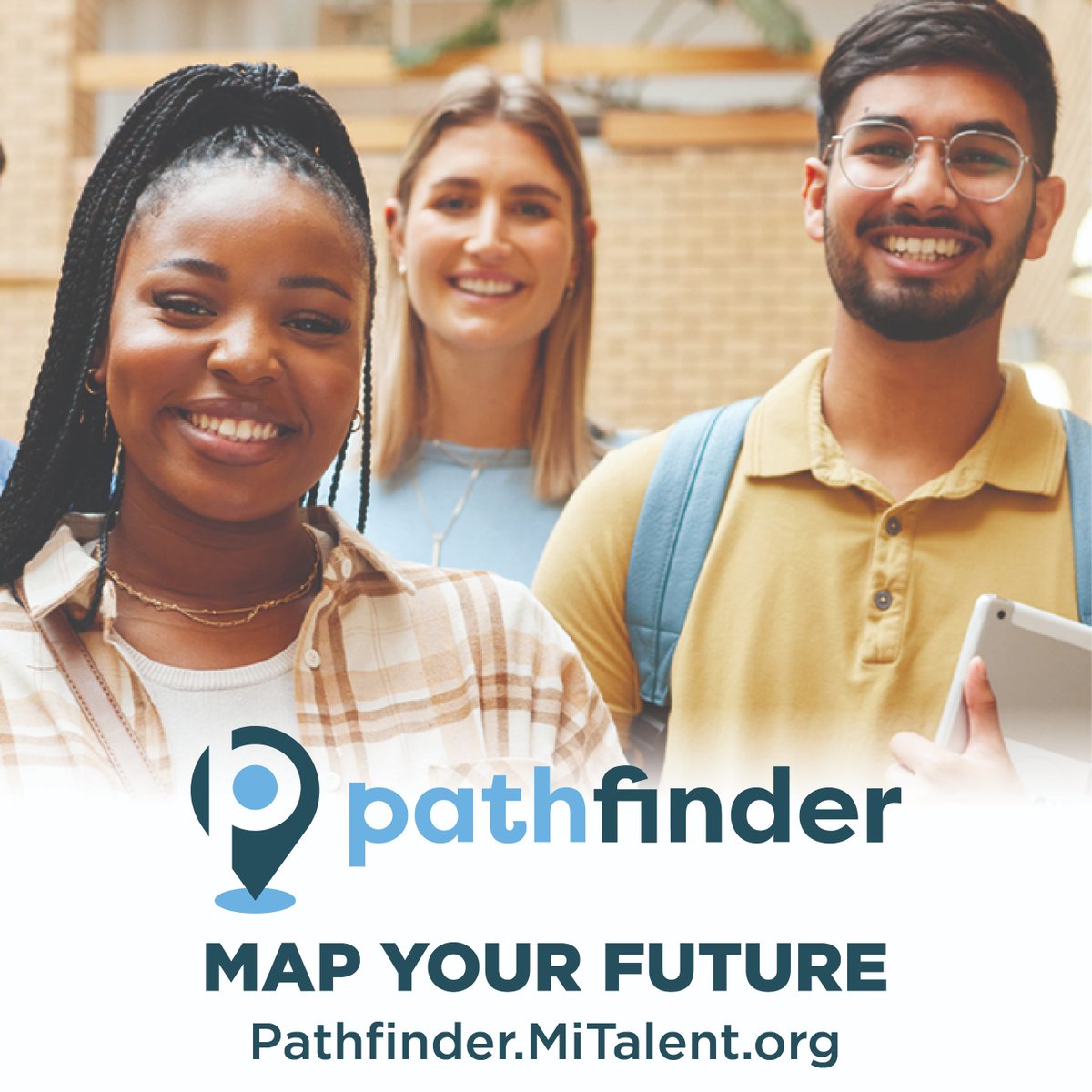 Map your future with Pathfinder! The free online career exploration tool uses current labor market &amp; education data to help you create a roadmap to your future. Compare careers, schools &amp; programs to find the path for you.
➡️ Pathfinder.MiTalent.org
#PathfinderMI #CareerRoadmap