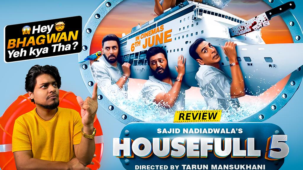 Faktentertainm2's tweet photo. Housefull 5 Review Video Is Out✨️🙌💯 https://t.co/1sT19CdIXh
#Housefull5 #Housefull5Review #Housefull5B #Housefull5A #Housefull5trailer https://t.co/VylTNZAjbJ