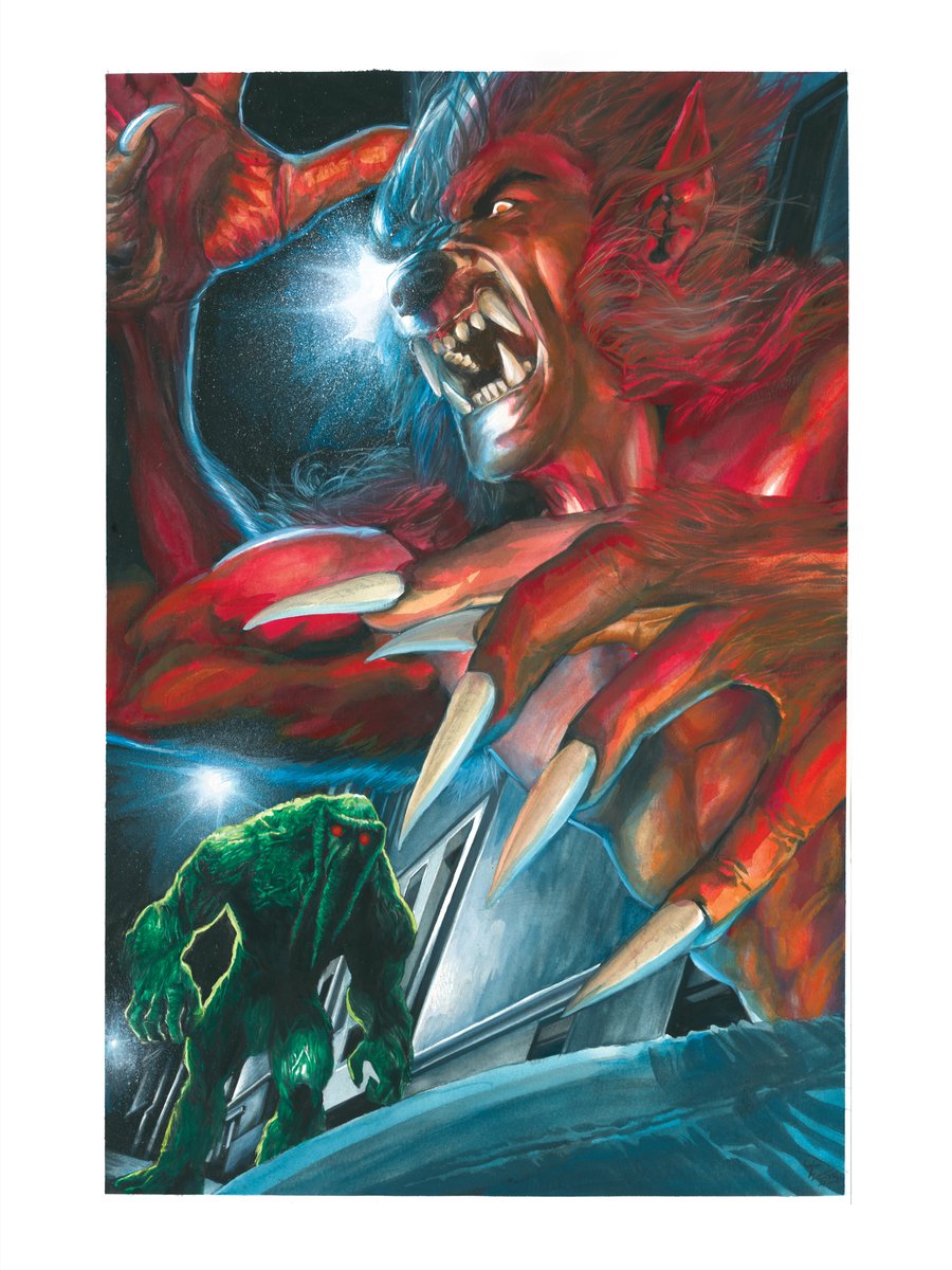 Finished my #HeroesCon auction piece. Now I'm openng up my commissions list.  If you're interested and going to Heroes, go here to get on the list. jkwoodwardart.blogspot.com/2024/04/heroes…