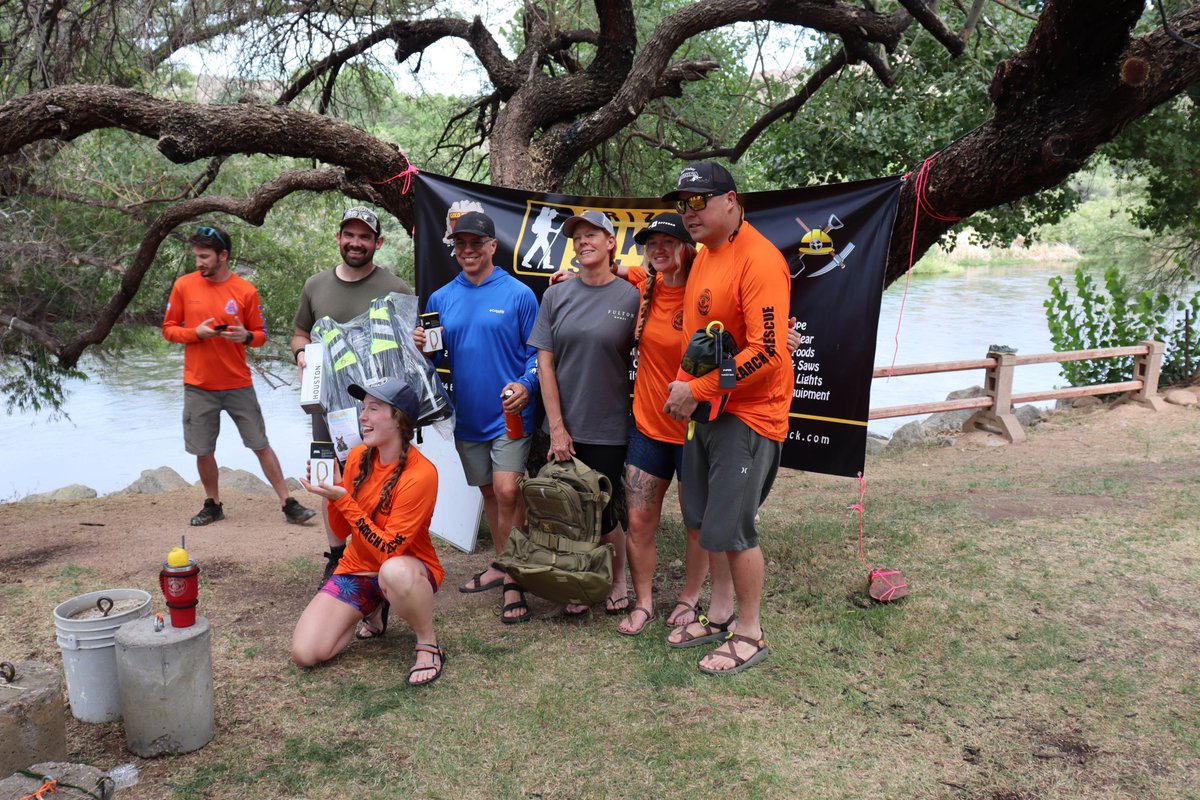 ahsrescue's tweet photo. 23rd Annual Water Rodeo was an absolute splash! Showcasing the incredible dedication Arizona SAR teams bring to the event. HUGE thanks to all that participated and congrats to Yavapai County Search &amp; Rescue Team for coming out on top! We can’t wait to see you all again next year. https://t.co/gi39qIfbUg
