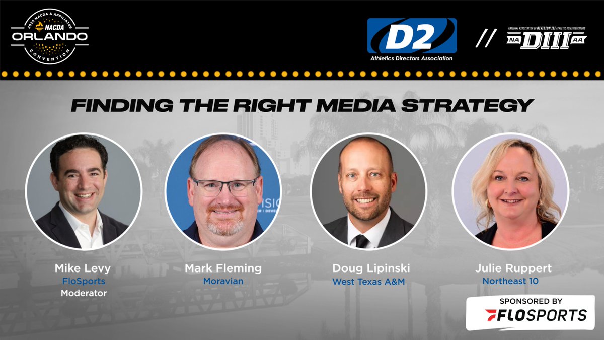 Salon 8A is the place to be at 10:00! <a href="/flosports/">FloSports</a> is sponsoring a session on media strategy.