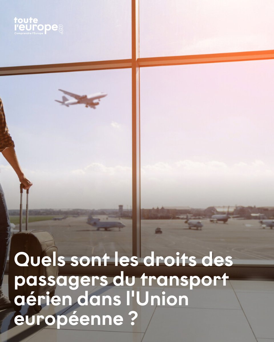 Quels sont les droits des passagers du transport aérien dans l'Union européenne ?
➡️ l.touteleurope.eu/31L