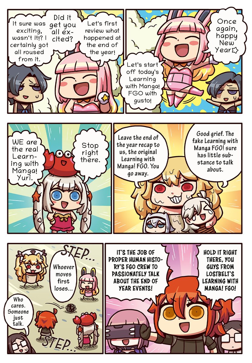 No one move, just stand perfectly still. It's "Even More Learning with Manga! Fate/Grand Order"! #FateGOUSA

Episode 230 is here! You can read "Even More Learning with Manga! Fate/Grand Order" online at fate-go.us/manga_fgo3 !