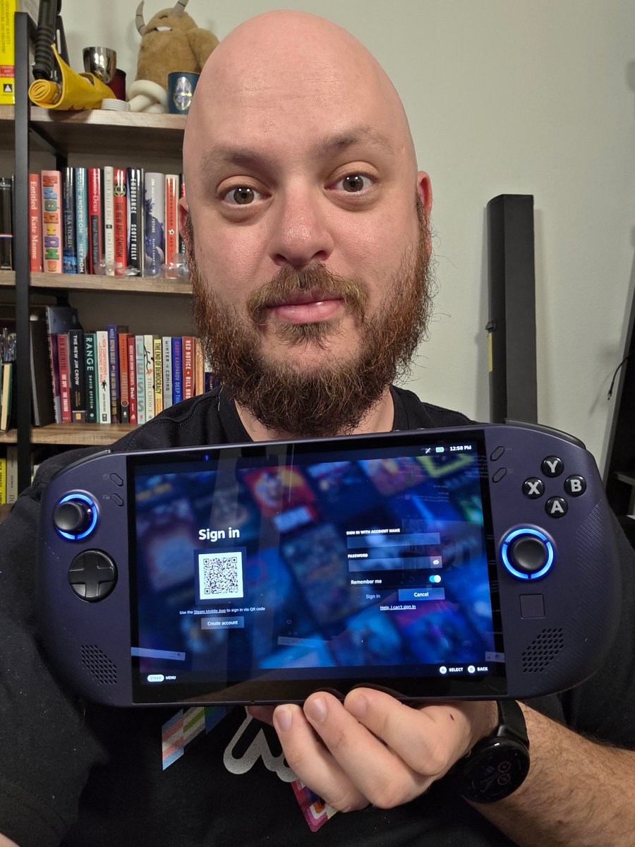 anshelsag's tweet image. My @LenovoLegion Go S with @valvesoftware  #SteamOS arrived today! Been waiting to play with this since I saw it at #CES earlier this year!