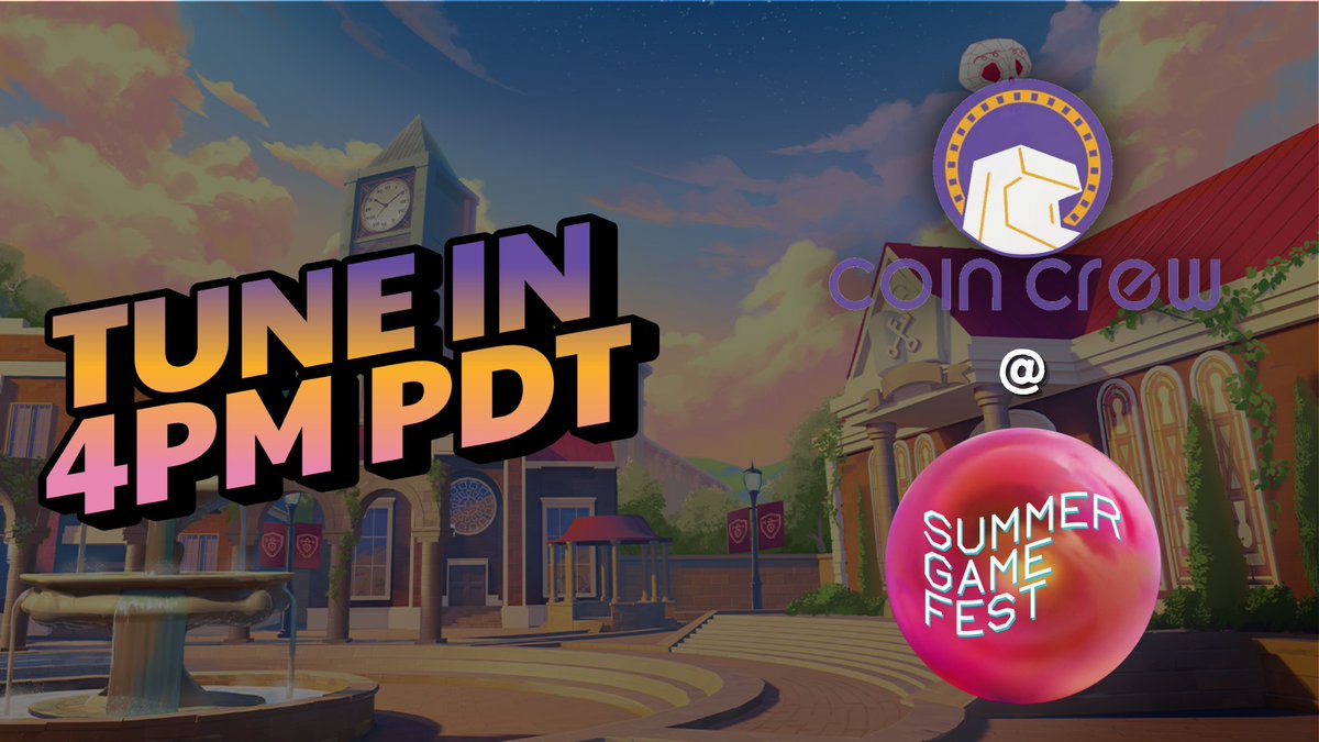 We're looking to turn some heads at Summer Game Fest. Tune in at 4PM PDT for ✌️something you won't forget.✌️