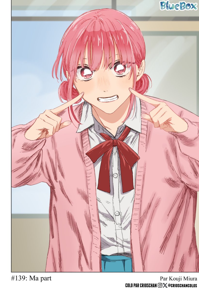CriosChanColos's tweet photo. Color page 47: Blue Box: Chapter 139 https://t.co/sN6xdHEE8j