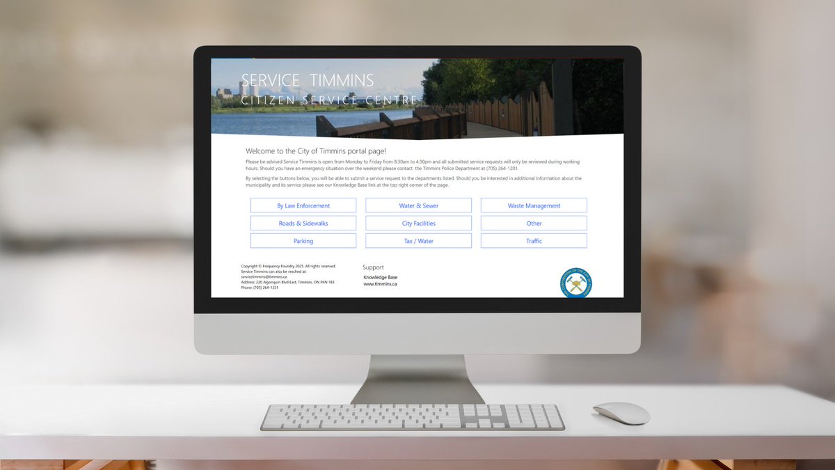 💻 Service.timmins.ca, our customer service portal, is currently down for scheduled maintenance. 📱

We are working to complete the updates as quickly as possible.  We expect service to be restored by Monday morning.

#Timmins #customerservice