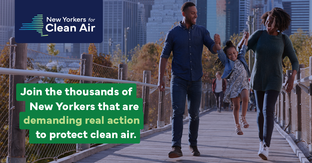 Attention New Yorkers!

Show your support for the Clean Air Initiative to lower utility bills, hold polluters accountable, and invest in New York's future.

Submit your comment today: nyforcleanair.com/take-action