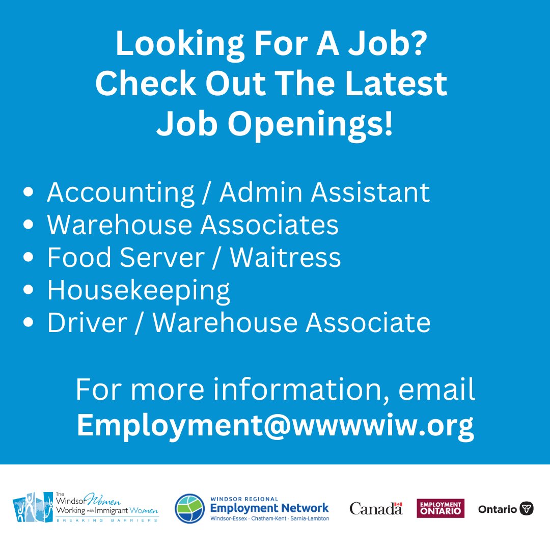 Looking for a job? Check out the latest job openings! wwwwiw.org/job-board/