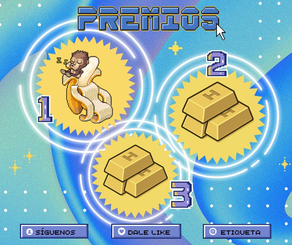 🎉SORTEO COLABORATIVO 🎉

🥇 - Gigantic Banana Chair
🥈 - 50c
🥉 - 50c

📌Requisitos: 
❤️Sigue a <a href="/ESHabboAri/">Ari</a>, <a href="/habboparxilero/">Parxileronasti habbo</a> y <a href="/nosoysej/">sej</a>
♻️Dale RT y Like
👥Etiqueta a 1 amigo (gana 10c)

📆Finaliza el 30 de junio