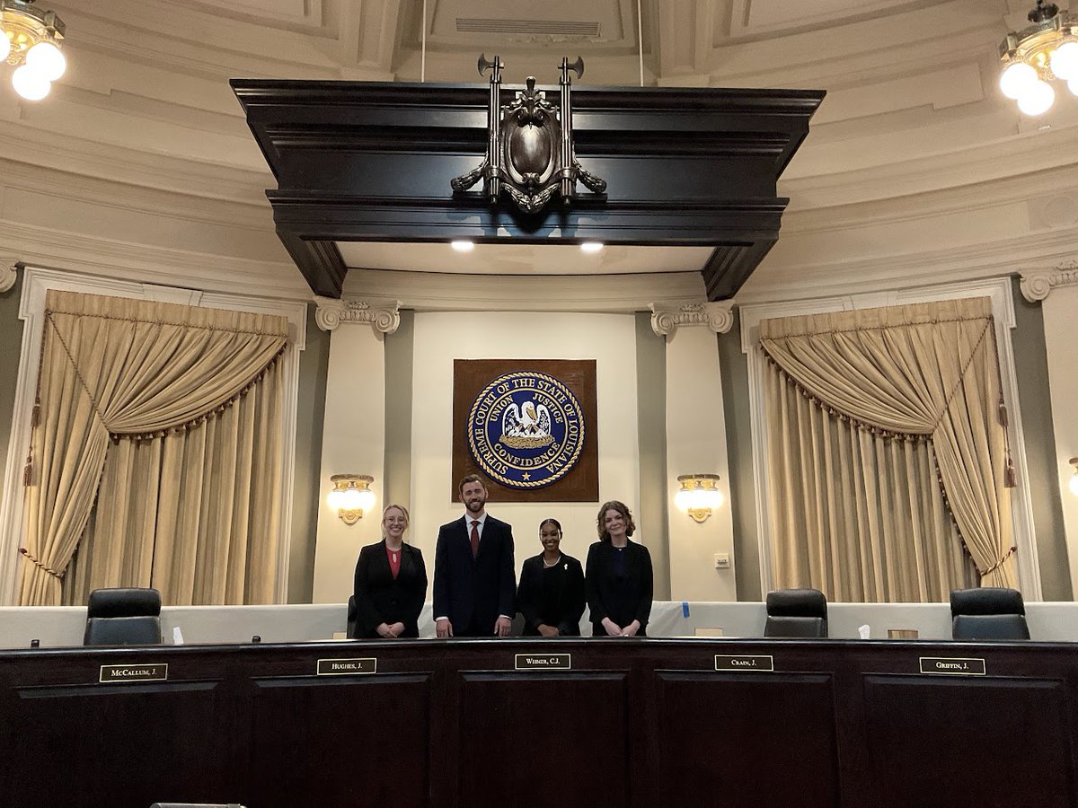 Rising 2L JD Deming is spending his summer on the front lines of legal access, rotating through 5 legal aid orgs across Louisiana. His internship even brought him to the LA Supreme Court, where he was able to see original Plessy v. Ferguson pleadings. #MyTulaneLawSummer