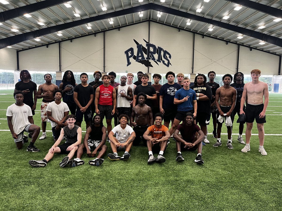 These Wildcats had perfect attendance for 1st week of Summer Strength/Conditioning and 7v7/lineman challenge.