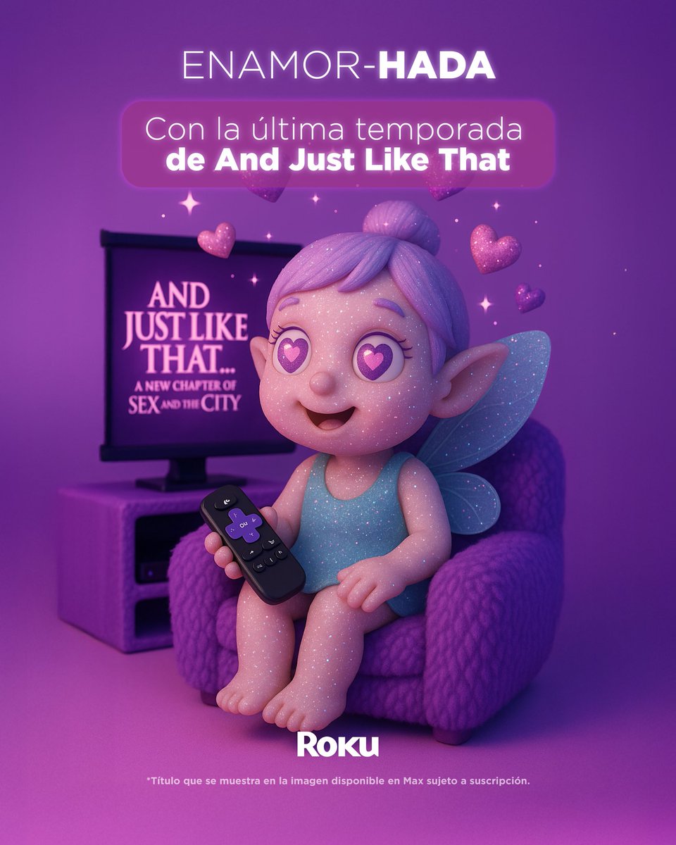 ¿Qué hada quieres ser hoy? Bueno, aunque con Roku puedes ser todas. 🧚‍♀️🧚‍♀️🧚‍♀️