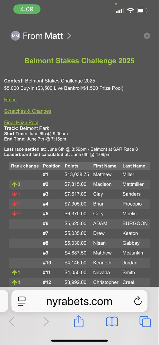 What in the world is happening here? Have we entered the Matrix? Have Neo and Trinity finally met? It’s either or that we have entered The Twilight Zone. <a href="/TheNYRA/">NYRA (🗽)</a> <a href="/xmattmillerx/">Matt Miller</a> <a href="/MHMattmiller/">Maddie Mattmiller</a>