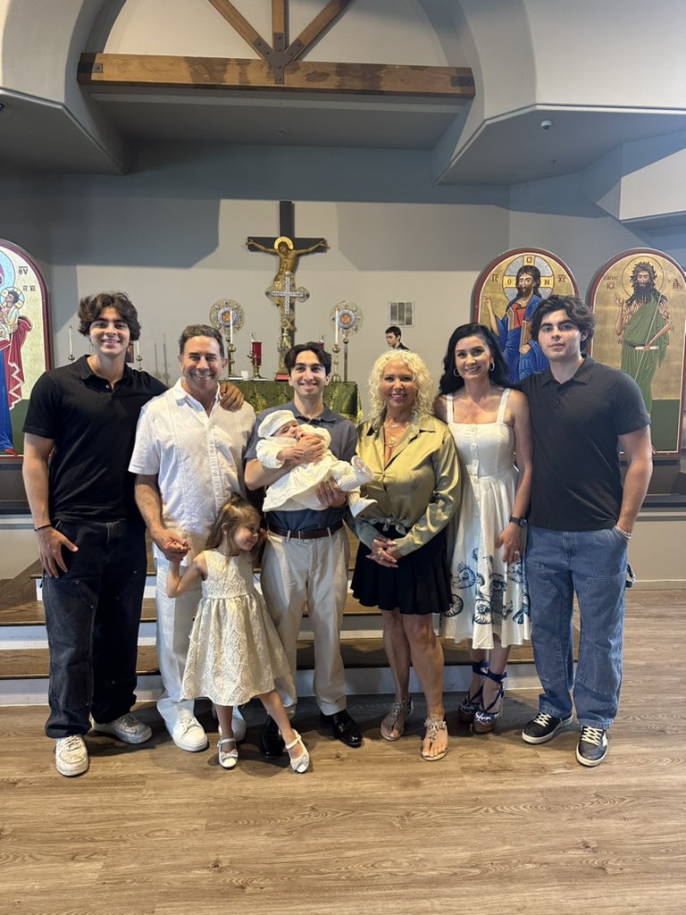 Thank you for all of the birthday love today, but the best present I received was seeing Paul Jr. get baptized. 

Thank you to my son, Gavin, &amp; my niece, Lexanne, for being his godparents!