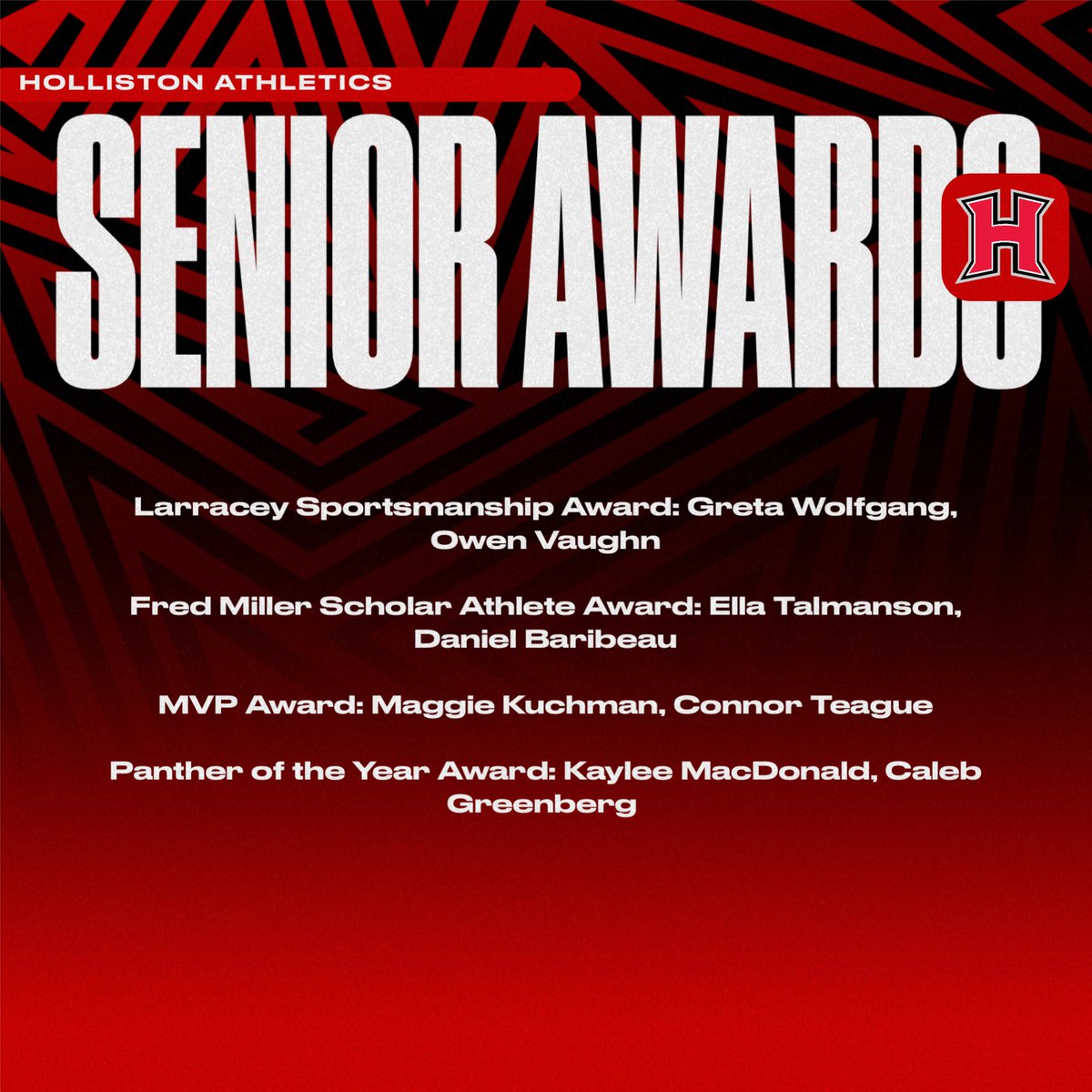 Congratulations to all of our 2024-25 Senior Award winners! #GoPanthers