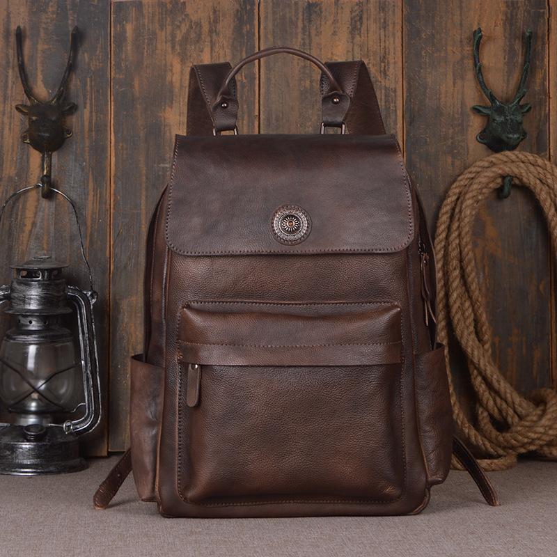 UnicunShop's tweet image. Level up your style with our Retro Hand-Colored Tanned Leather Backpack! 😎  This handcrafted beauty is perfect for all your adventures, from school to travel. Check it out! unicun.com/product/retro-…  #leatherbackpack #vintagevibes #handmadewithlove