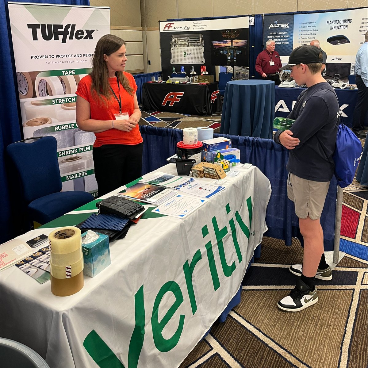 That was a blast! 🚀 We want to thank everyone who visited us at the I-90 #Aerospace+ Corridor Conference and Expo last week. It was the perfect launch pad to showcase the latest packaging solutions to help your businesses soar to new heights. 🧑‍🚀  
#i90AerospaceCorridor