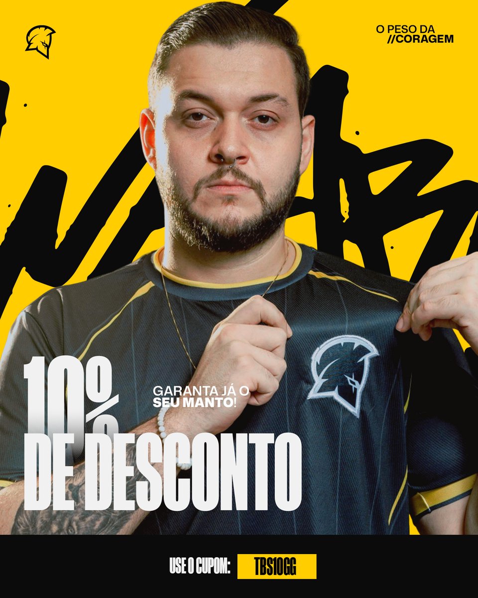 🔥 Sextou com estilo, coragem e atitude gamer!

Já garantiu o novo uniforme da TBS Esports 2025? O cupom TBS10GG ainda tá valendo! 💥

Conforto, qualidade e presença — dentro ou fora do servidor.

👉 tbsesports.com.br/loja/e-sports/…