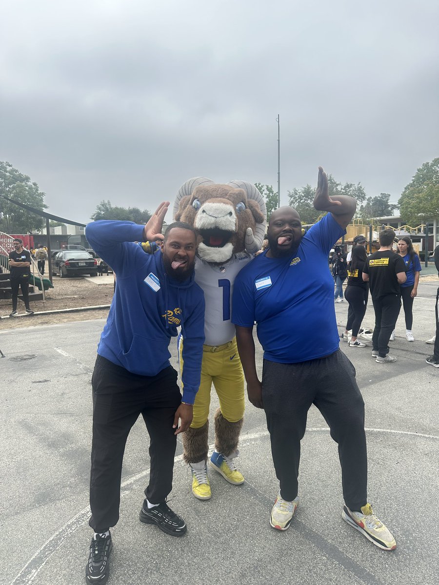 Community Work rebuilding Altadena schools today painting and clearing the garden.