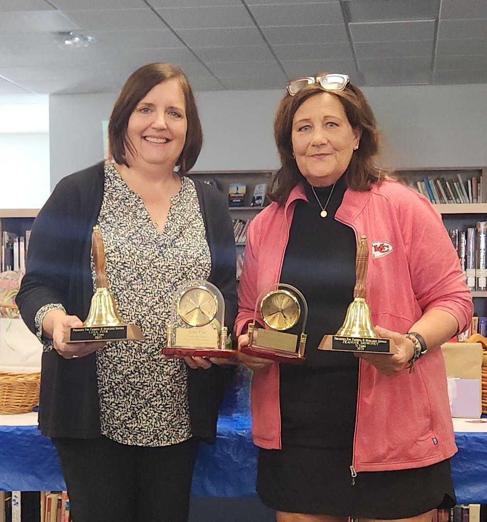 The influence of these teachers is evident in the 60 years Mrs. Fox and Mrs. Downey gave to education. We are so thankful for their dedication and will miss them greatly. Congratulations on your retirement Mrs. Fox (37 years) and Mrs. Downey (23 years)!!