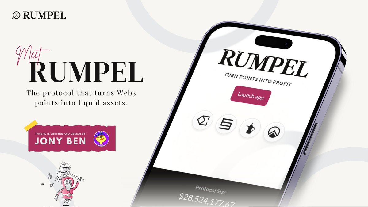 Jonis (@jony_benn) on Twitter photo The Airdrop Meta is Broken.
Loyalty points are everywhere in Web3.
But thereโs no way to realize value before the token.
You're forced to wait, speculate, and pray for a TGE.
<a href="/RumpelLabs/">Rumpel Labs</a> fixes this.
It turns points into liquid markets.
Hereโs how: ๐งต๐ป The Airdrop Meta is Broken.
Loyalty points are everywhere in Web3.
But thereโs no way to realize value before the token.
You're forced to wait, speculate, and pray for a TGE.
<a href="/RumpelLabs/">Rumpel Labs</a> fixes this.
It turns points into liquid markets.
Hereโs how: ๐งต๐ป