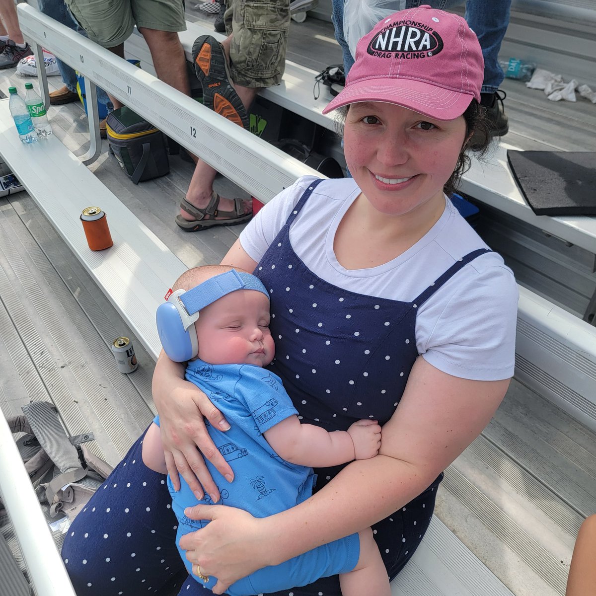 pagnesium's tweet photo. @NHRA rain delay due to rain in the shutdown area during q1 funny car coincided with nap time https://t.co/8YaajJIhhW
