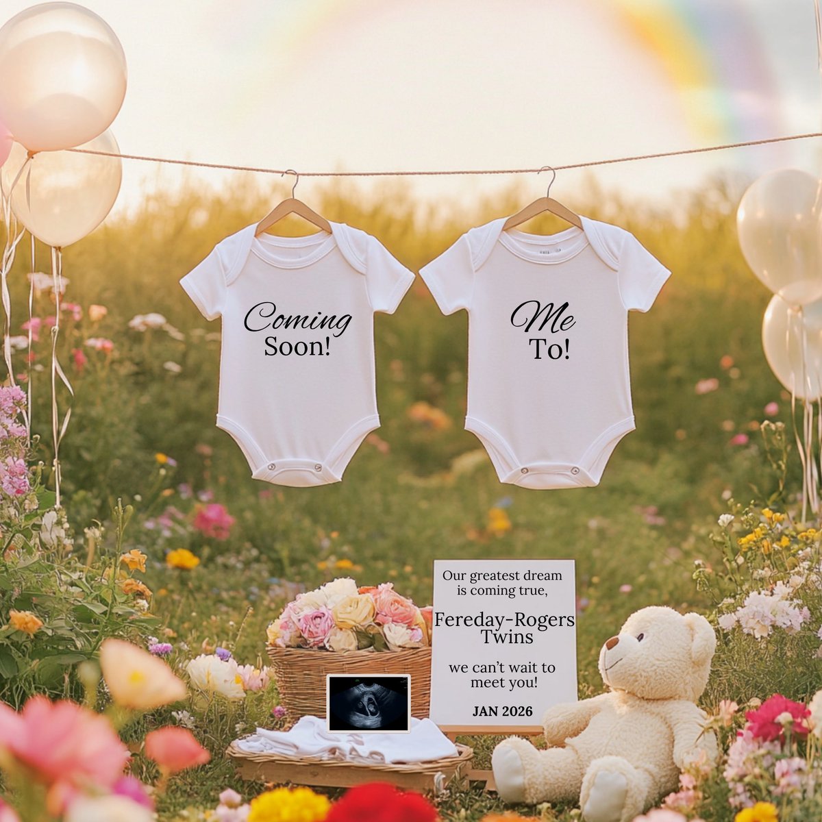 kacexrose's tweet photo. sooo turns out baby Fereday-Rogers is in fact babIES 🥹♥️ https://t.co/DFRd6KkgXI